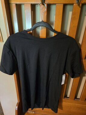 2 PK Athletic Works Men's Meduim Moisture Wicking BLACK Tri-Blend T-Shirt